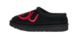 UGG Tasman Logo Slipper Black / Samba Red