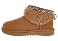 UGG Classic Ultra Mini Maxi Curly Boot Chestnut (Kids)