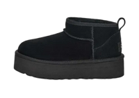 UGG Classic Ultra Mini Platform Boot Black (Kids)