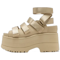 UGG GoldenRise Platform Sandals Mustard Seed