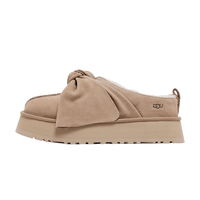 UGG Platform Slip-On Bow Slipper Sand