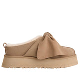 UGG Platform Slip-On Bow Slipper Sand