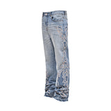 Baggy Streetwear Jeans – ORNATO – DENIM front view