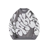 Oversized Knit Sweater – WHIRL — SWEATER front view