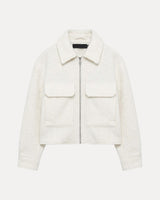 Cropped Wool Jacket