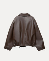 Streetwear Jacket – Belted Leather Jacket