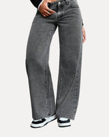 Baggy Denim Jeans – Shadow Wide Leg Jeans