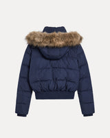 Fur Collar Short Parka