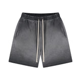 Streetwear Shorts – SLATE - WASHED SHORTS front view