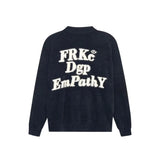 Oversized Knit Sweater – EMPATHI — SWEATER front view