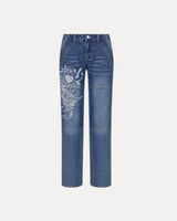 Baggy Streetwear Jeans – Baggy Denim Jeans – Heartline Jeans front view