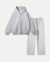 Streetwear Outfit Set – Streetwear Outfit Set – Essential Fleece Tracksuit front view