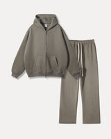 Streetwear Outfit Set – Essential Fleece Tracksuit