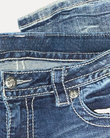 Baggy Denim Jeans – Midnight Wing Straight Jeans