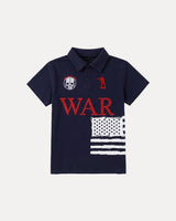 Graphic Streetwear T-Shirt – Liberty War Polo Shirt front view