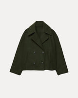 Heritage Cropped Wool Coat