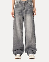 Baggy Denim Jeans – Grayflow Wide Leg Jeans