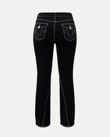 Baggy Streetwear Jeans – Baggy Denim Jeans – Blackline Bootcut Jeans front view