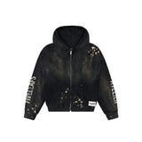 Oversized Streetwear Hoodie – Oversized Streetwear Hoodie – DISTRESS CORE — HOODIE front view