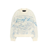 Oversized Knit Sweater – MUSEAU - KNITTED SWEATER front view