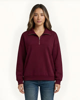Halfmoon Zip Sweatshirt