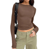 Streetwear Long Sleeve Top – Casual Slim Fit Long Sleeve