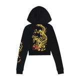 Cropped Dragon Hoodie