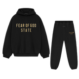 Fear of God Essentials FW24 Black Yellow State set completo