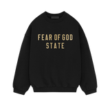 Fear of God Essentials FW24 Black Yellow State Sweater