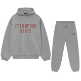 Fear of God Essentials FW24 Dark Heather State Set completo