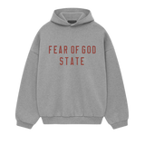 Felpa con cappuccio Fear of God Essentials FW24 Dark Heather State