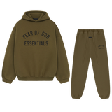 Fear of God Essentials FW24 Olive Full set
