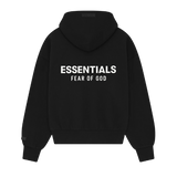 Fear of God Essentials SS25 Jet Black Hoodie