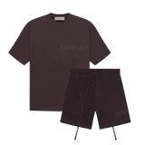 Set estivo Fear of God Essentials color prugna