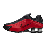 Nike Shox R4 University Red Black Metallic Silver