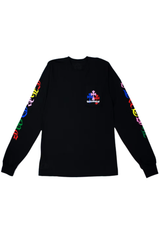 Streetwear Long Sleeve Top – Chrome Cross Longsleeve