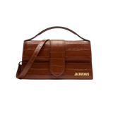Jacquemus Le Grand Bambino Croco brown