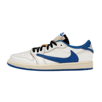 Jordan 1 Retro Low OG SP Fragment x Travis Scott Sail Military Blue (PS)