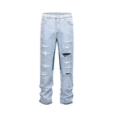 Baggy Streetwear Jeans – KUMORI - FLARED JEANS front view