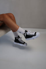 Maison Mihara Yasuhiro Hank OG Sole Canvas Hi Black White