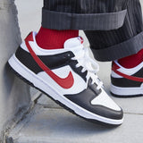 Nike Dunk Low Bianco Nero Rosso