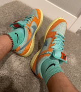 Nike SB Dunk Low Arancio Smeraldo Rialzato