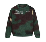 Camo Knit Number Sweater