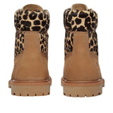 Timberland 6" Premium Boot Leopard Print Beige Nubuck