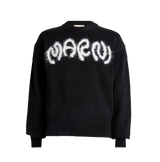 Oversized Knit Sweater – MAR - KNITTED SWEATER front view