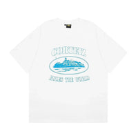 Alcatraz White Blue T-shirt