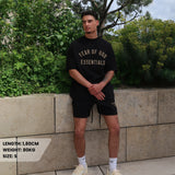 Fear of God Essentials FW24 Black Yellow Summer Set