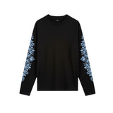 Streetwear Essential – Streetwear Long Sleeve Top – BLOOM MOTIF — LONGSLEEVE front view