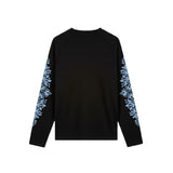 Streetwear Long Sleeve Top – BLOOM MOTIF — LONGSLEEVE – front view