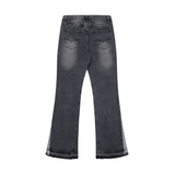Baggy Denim Jeans – CHARCOAL FLARE DENIM